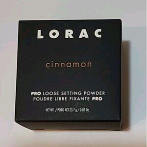 LORAC COSMETICS PRO‎ LOOSE SETTING POWDER Cinnamon .83oz/23.7g FULL SZ SEAL $30